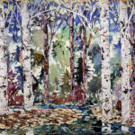 Maya Eventov Lost In The Woods Birch Spectrum Forest 40×60 B