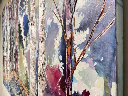 Maya Eventov Lost In The Woods Birch Spectrum Forest B 40×60 Detail 2