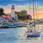 Rick Taylor Furling The Sails 24x30