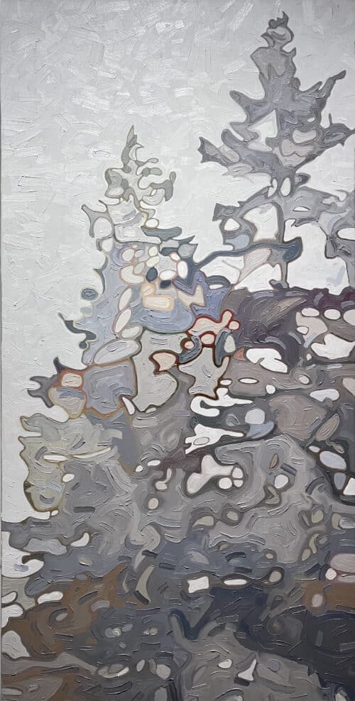 David Grieve Foggy Tree Top 7 54x27