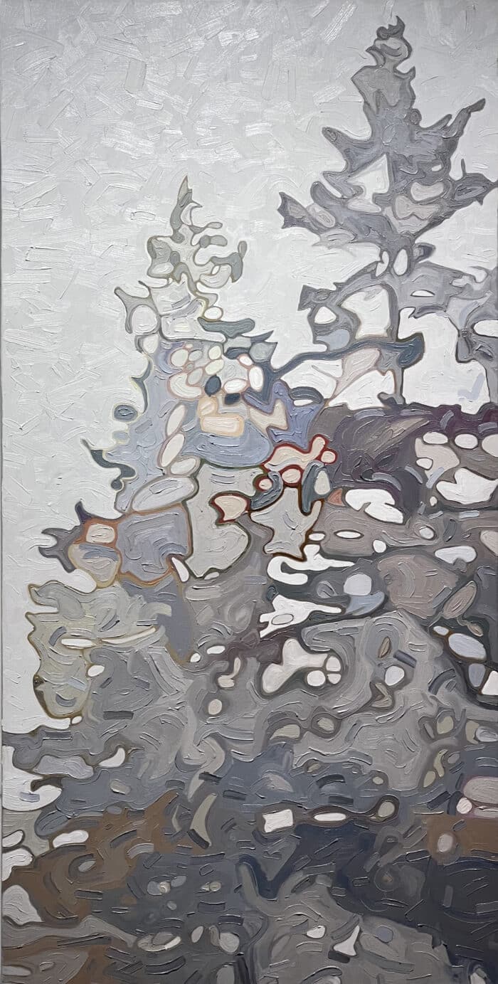 David Grieve Foggy Tree Top 7 54x27