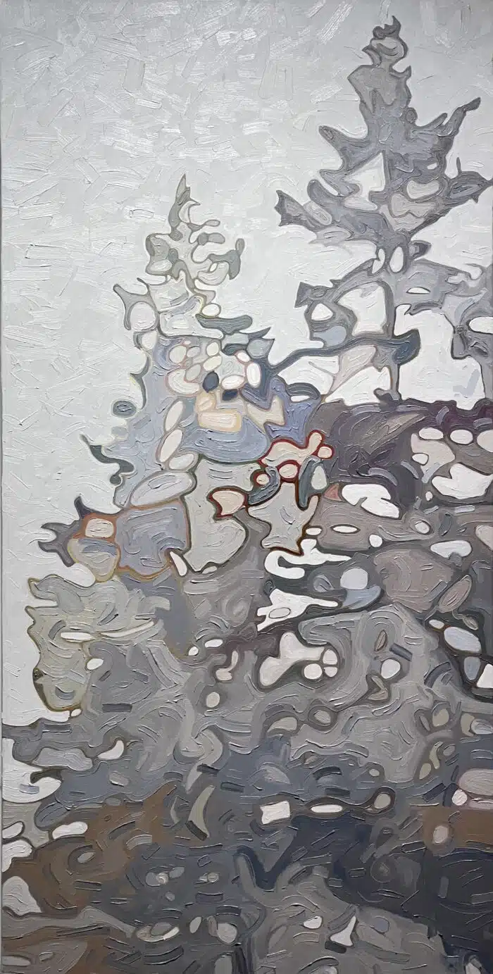 David Grieve Foggy Tree Top 7 54x27