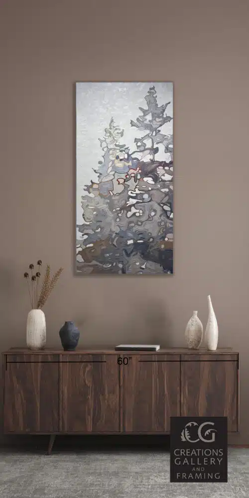 David Grieve Foggy Tree Top 7 54x27 Room View 2076