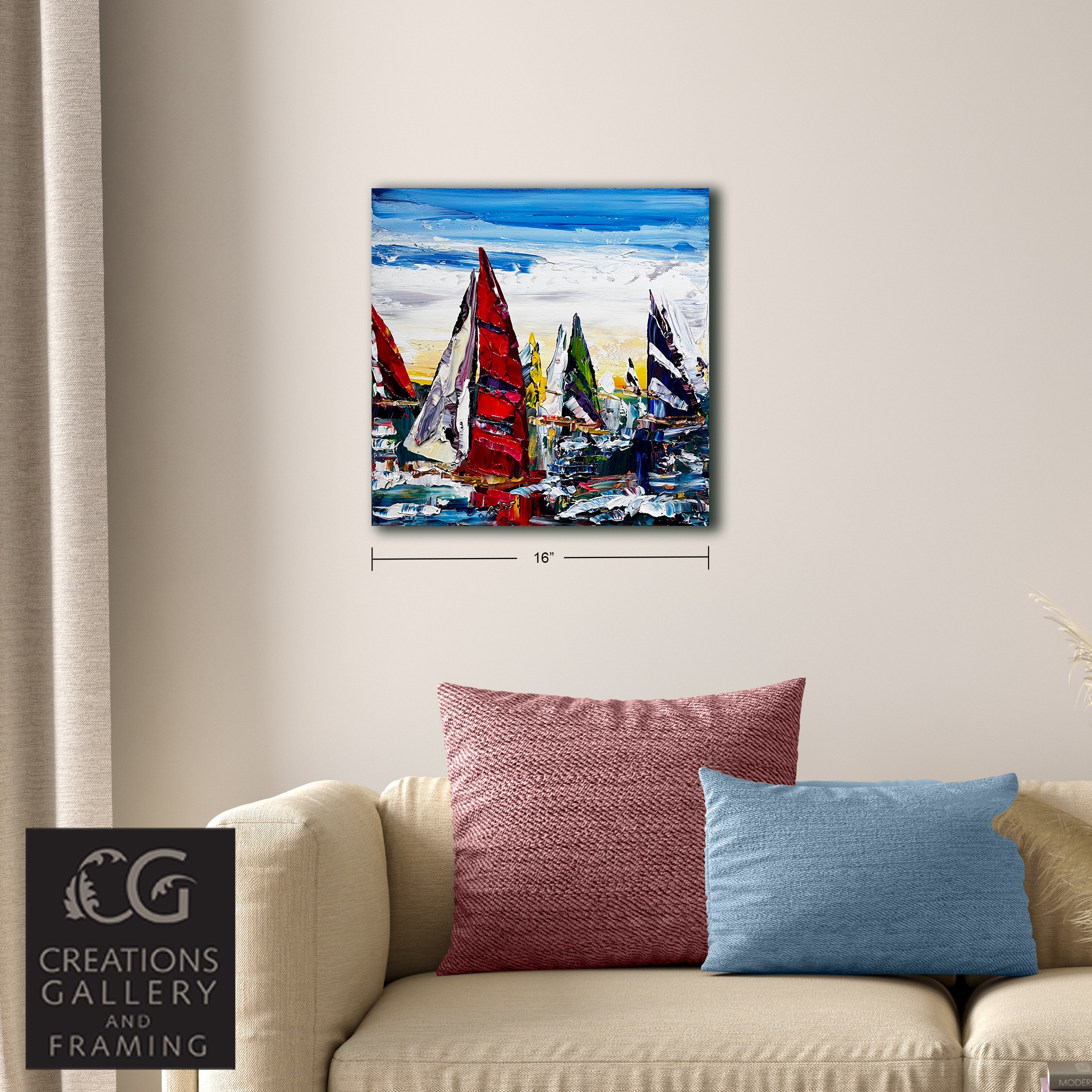 Maya Eventov Sailing Boats Regatta 4 16x16 Room View 7510