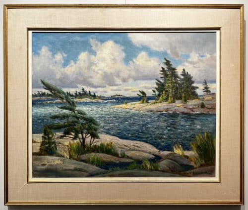 Frank Panabaker Georgian Bay 24x30 Framed