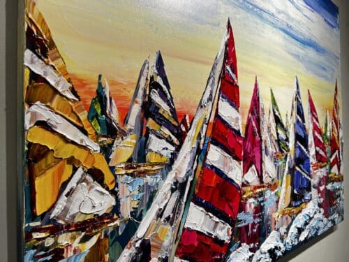 Maya Eventov Sailing Boats Regatta 3 36x48 Detail 1