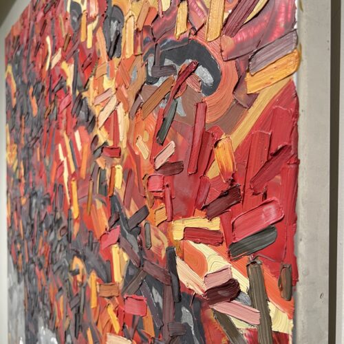 David Grieve Steal the Sky 7 36x36 Detail 3