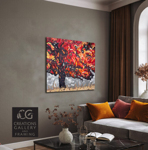 David Grieve Steal the Sky 7 36x36 Room View 7978