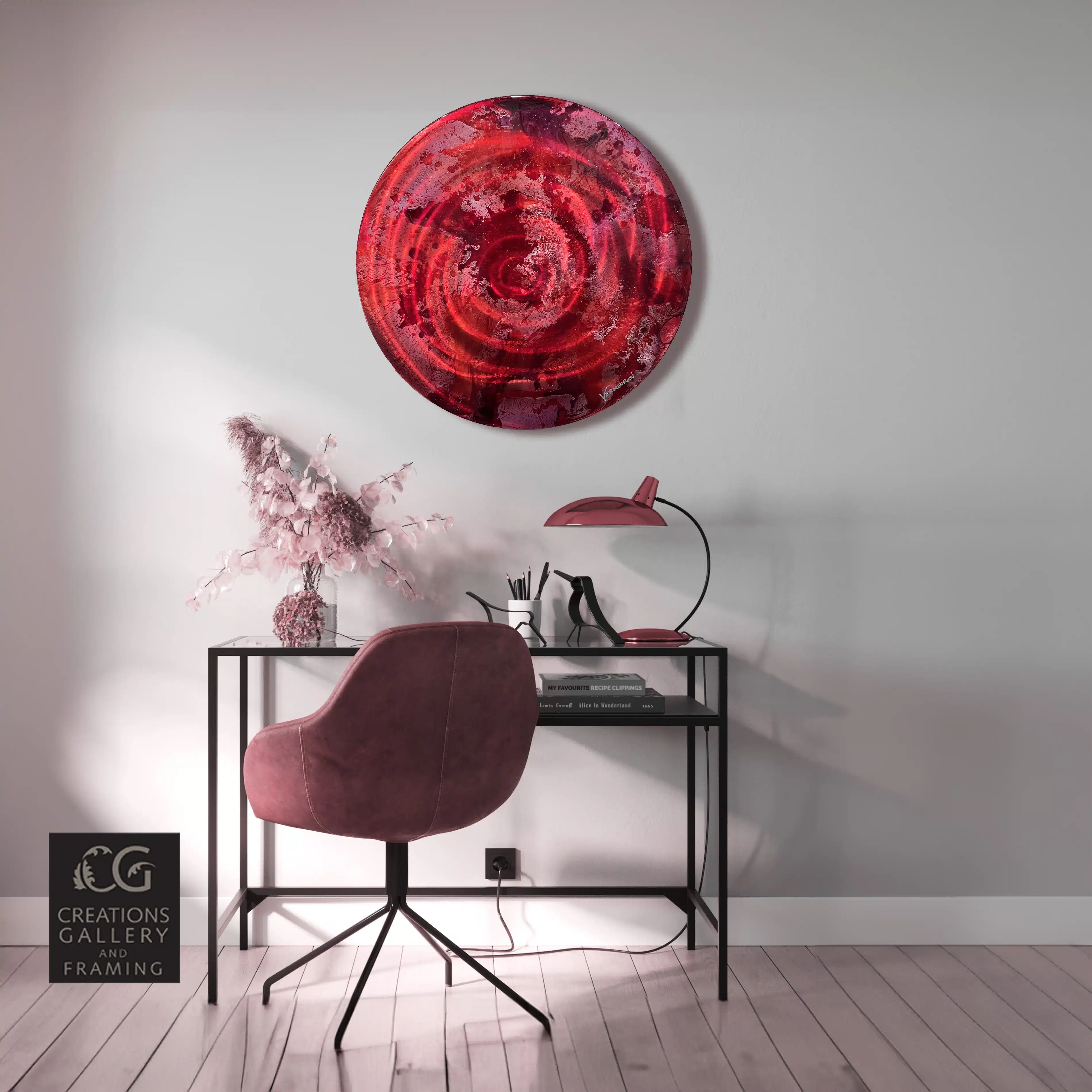 Jeff Vermeeren Cherry Pop 24x24 Room View 5056