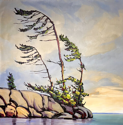 Jerzy Werbel Golden Hour 60x60