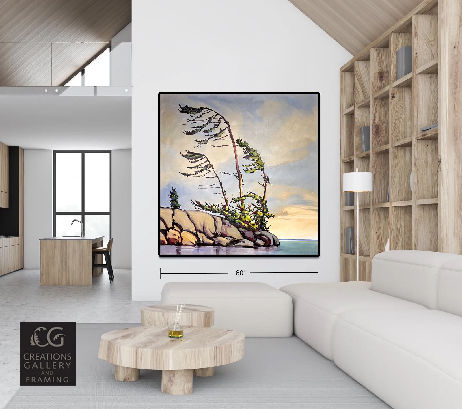 Jerzy Werbel Golden Hour 60x60 Room 5478