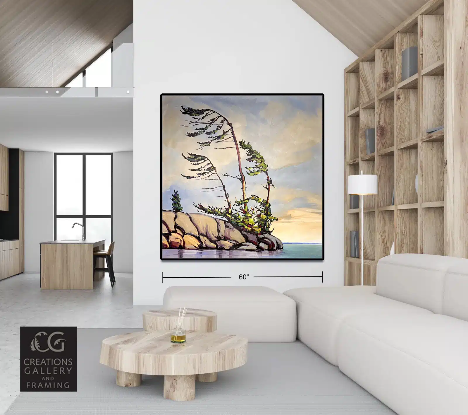 Jerzy Werbel Golden Hour 60x60 Room 5478