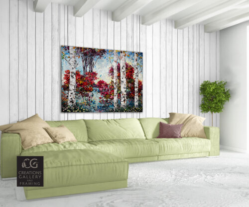 Maya Eventov Birch Forest 40x48 Room View 1266