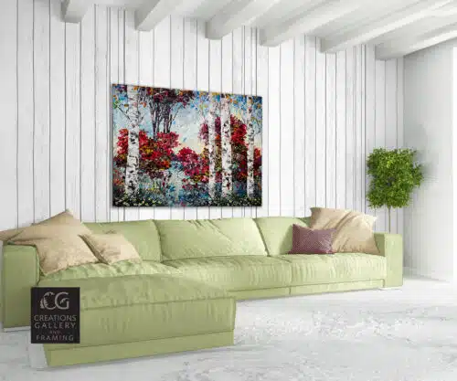 Maya Eventov Birch Forest 40x48 Room View 1266