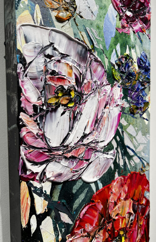 Maya Eventov Spectrum Abstract Floral 40x12 Detail 1