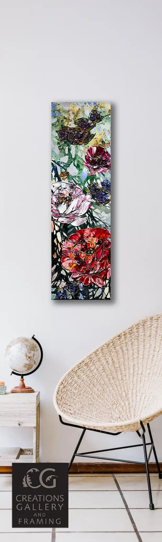Maya Eventov Spectrum Abstract Floral 40x12 Room View b382b