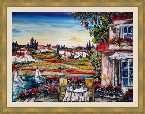 Maya Eventov Whispers of Tuscany 36x48 Framed Concept