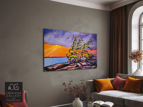 Jerzy Werbel The Sky's Gift of Sprit 36x48 Room View 7978