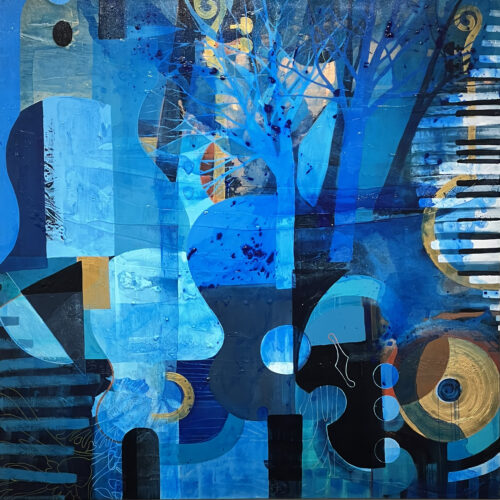Audrey Bazinet All Blues 48x48