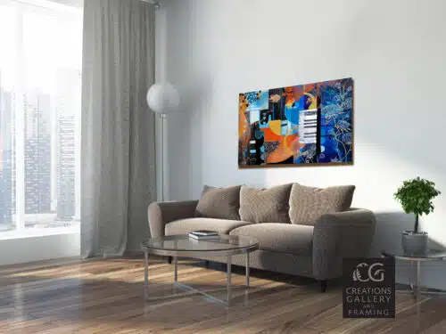 Audrey Bazinet Lost Between the Notes 30x40 Room View 5396