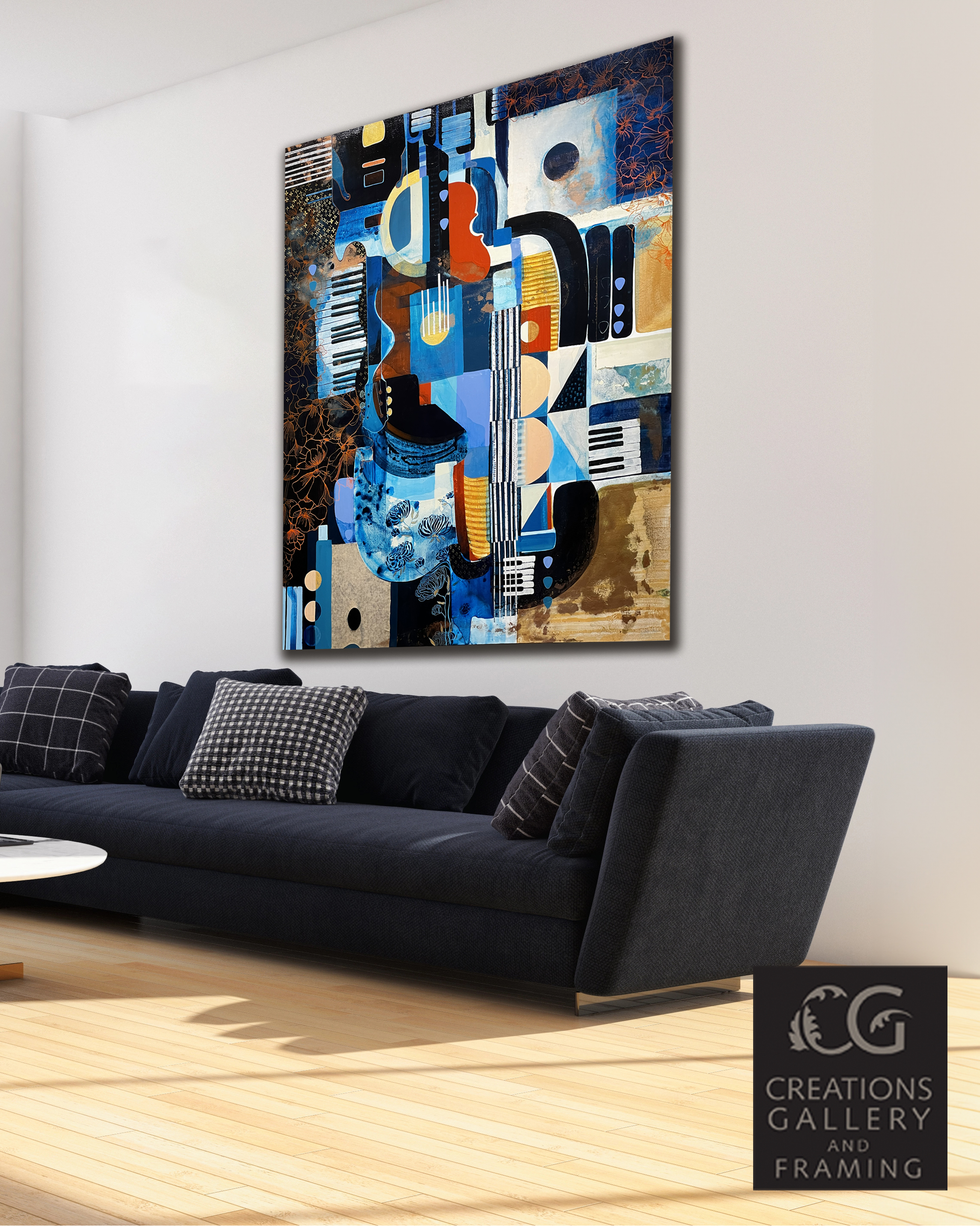 Audrey Bazinet Rhythm 60×48 Room View 0218