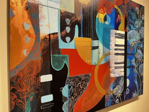 Audrey Bazinet Lost Between the Notes 30x40 Detail View 1