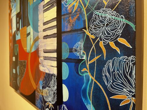 Audrey Bazinet Lost Between the Notes 30x40 Detail View 2