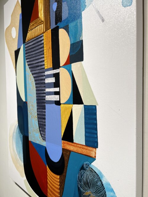 Audrey Bazinet Make it Funky 40x30 Detail View 2