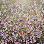 Maya Eventov Butterflies The Gilded Meadow 36x48