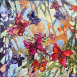 Maya Eventov Butterflies in Vivid Flight 1 16x16