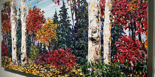 Maya Eventov Birch Forest 30x60 Detail View 1