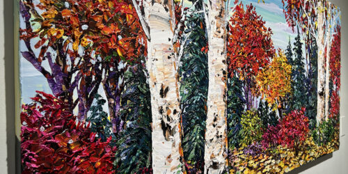 Maya Eventov Birch Forest 30x60 Detail View 2