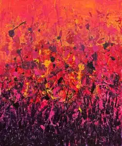 wine red artwork by Aro