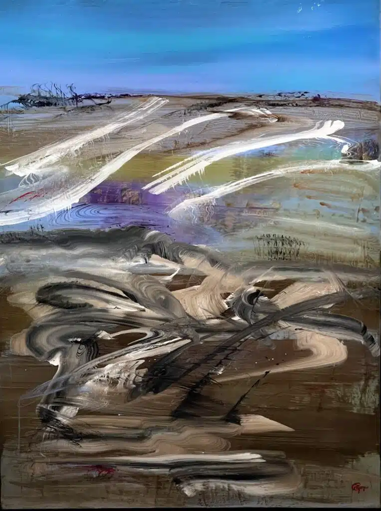 Patricia Gagic Dance Towards the Mask House 40×30