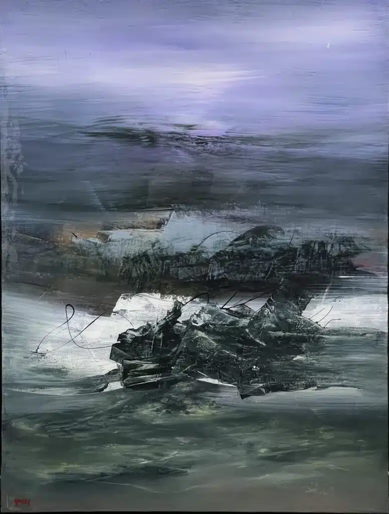 Patricia Gagic Sincerely 1 What We Carry Contemplating The Next Journey 40×30
